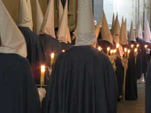 Setmana Santa 2014 a Girona. Process&oacute; del Sant Enterrament