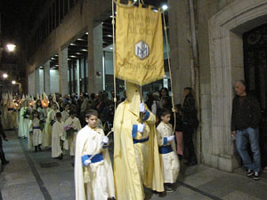 Setmana Santa 2014 a Girona. Process&oacute; del Sant Enterrament