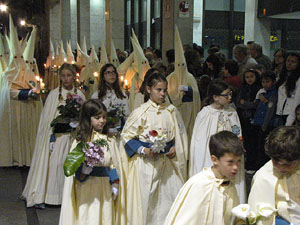 Setmana Santa 2014 a Girona. Process&oacute; del Sant Enterrament