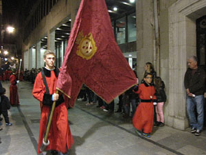 Setmana Santa 2014 a Girona. Process&oacute; del Sant Enterrament