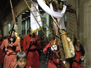 Setmana Santa 2014 a Girona. Process&oacute; del Sant Enterrament