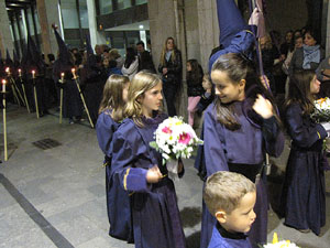 Setmana Santa 2014 a Girona. Process&oacute; del Sant Enterrament