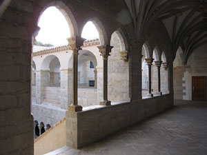 Monestir de Sant Daniel. El claustre g&ograve;tic