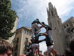 Girona Temps de Flors 2014. Jornada castellera