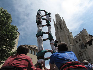 Girona Temps de Flors 2014. Jornada castellera