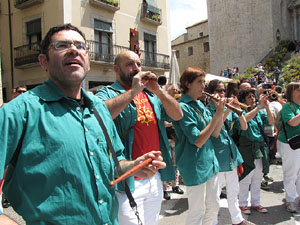 Girona Temps de Flors 2014. Jornada castellera