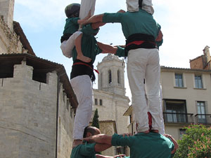 Girona Temps de Flors 2014. Jornada castellera
