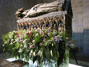 Girona Temps de Flors 2014. L'esgl&eacute;sia de Sant Feliu