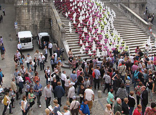 Girona Temps de Flors 2014. Les escales de la Catedral