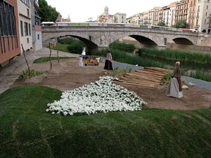 Girona Temps de Flors 2014. L'Onyar i els ponts