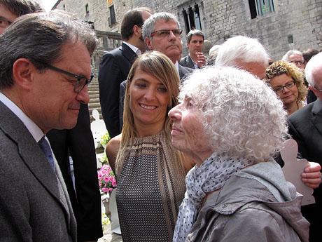 Girona Temps de Flors 2014. La inauguraci&oacute; a les escales de la catedral