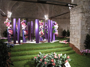 Girona Temps de Flors 2014. Capella de Sant Nicolau, Casa D&iacute;az-Tarrag&oacute; i Jard&iacute; de l'&Agrave;ngel