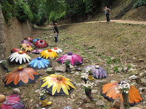 Girona Temps de Flors 2014. Jardins del Dr. Figueres -  Pla&ccedil;a dels Jurats