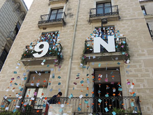 Girona Temps de Flors 2014. Pla&ccedil;a del Vi - Teatre Municipal