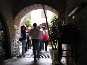 Girona Temps de Flors 2014. Patis del carrer de la For&ccedil;a