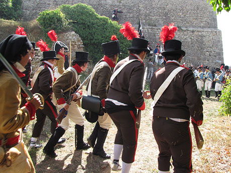 VI Festa Reviu els Setges Napole&ograve;nics de Girona. Recreaci&oacute; de la conquesta del castell de Montju&iuml;c