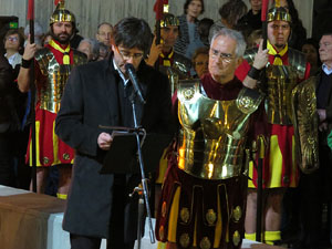 Inauguraci&oacute; de l'escultura de Dom&egrave;nec Fita
