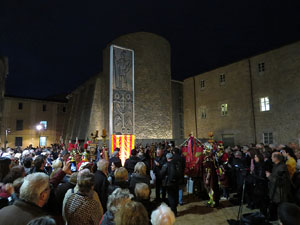 Inauguraci&oacute; de l'escultura de Dom&egrave;nec Fita