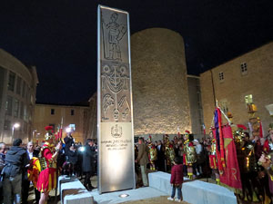 Inauguraci&oacute; de l'escultura de Dom&egrave;nec Fita
