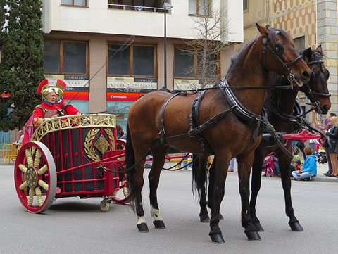 La biga dels Manaies de Banyoles