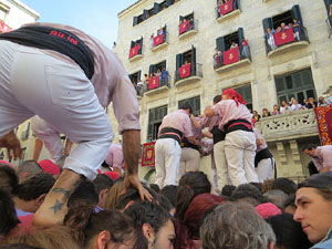 Fires de Girona 2014. Diada castellera amb Marrecs de Salt, Minyons de Terrassa i Capgrossos de Matar&oacute;