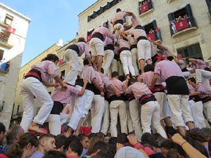 Fires de Girona 2014. Diada castellera amb Marrecs de Salt, Minyons de Terrassa i Capgrossos de Matar&oacute;