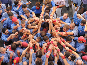 Fires de Girona 2014. Diada castellera amb Marrecs de Salt, Minyons de Terrassa i Capgrossos de Matar&oacute;