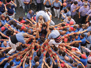 Fires de Girona 2014. Diada castellera amb Marrecs de Salt, Minyons de Terrassa i Capgrossos de Matar&oacute;