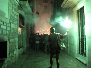 Fires de Girona 2014. El correfoc, a c&agrave;rrec dels Diables de l'Onyar