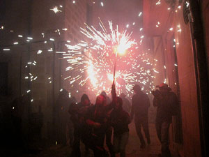 Fires de Girona 2014. El correfoc, a c&agrave;rrec dels Diables de l'Onyar