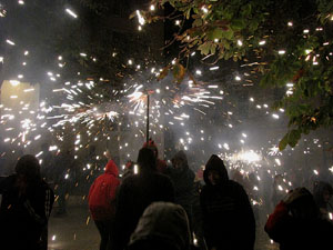 Fires de Girona 2014. El correfoc, a c&agrave;rrec dels Diables de l'Onyar