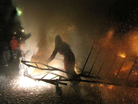 Fires de Girona 2014. El correfoc, a c&agrave;rrec dels Diables de l'Onyar