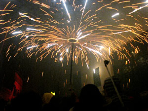 Fires de Girona 2014. El correfoc, a c&agrave;rrec dels Diables de l'Onyar