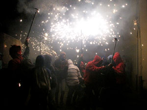 Fires de Girona 2014. El correfoc, a c&agrave;rrec dels Diables de l'Onyar