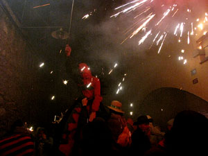 Fires de Girona 2014. El correfoc, a c&agrave;rrec dels Diables de l'Onyar