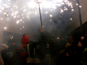 Fires de Girona 2014. El correfoc, a c&agrave;rrec dels Diables de l'Onyar