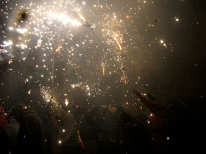 Fires de Girona 2014. El correfoc, a c&agrave;rrec dels Diables de l'Onyar