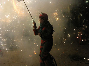 Fires de Girona 2014. El correfoc, a c&agrave;rrec dels Diables de l'Onyar