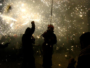 Fires de Girona 2014. El correfoc, a c&agrave;rrec dels Diables de l'Onyar