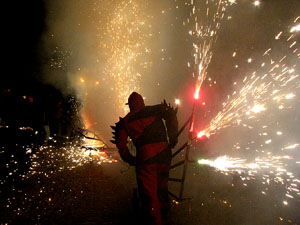 Fires de Girona 2014. El correfoc, a c&agrave;rrec dels Diables de l'Onyar