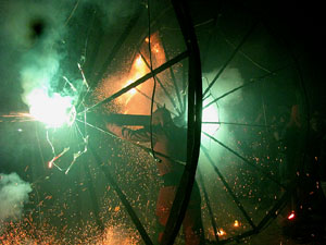 Fires de Girona 2014. El correfoc, a c&agrave;rrec dels Diables de l'Onyar