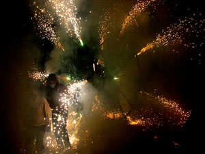 Fires de Girona 2014. El correfoc, a c&agrave;rrec dels Diables de l'Onyar