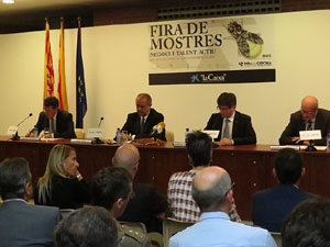 Fires de Girona 2014. Inauguraci&oacute; de la 53a. Fira de Mostres