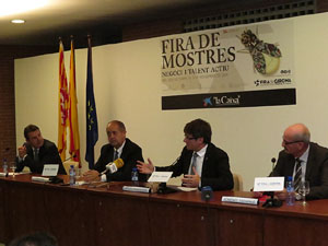 Fires de Girona 2014. Inauguraci&oacute; de la 53a. Fira de Mostres