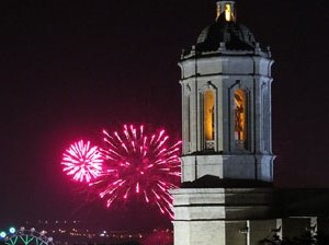 Fires de Sant Narc&iacute;s 2014. Castell de focs artificials