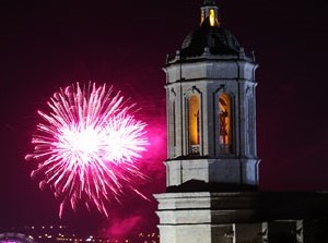 Fires de Sant Narc&iacute;s 2014. Castell de focs artificials