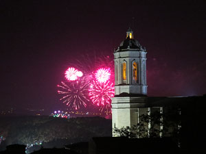 Fires de Sant Narc&iacute;s 2014. Castell de focs artificials