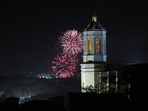 Fires de Sant Narc&iacute;s 2014. Castell de focs artificials