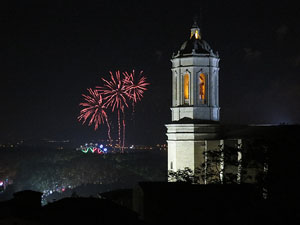 Fires de Sant Narc&iacute;s 2014. Castell de focs artificials