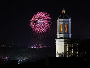 Fires de Sant Narc&iacute;s 2014. Castell de focs artificials